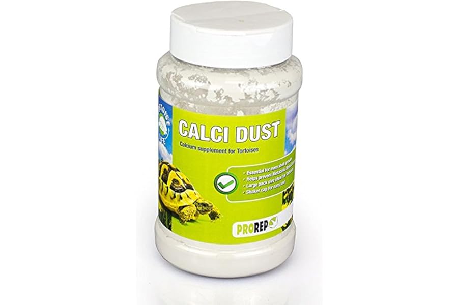 ProRep Tortoise Life Calci Dust 500g | Tortoise Care | Calcium Supplement for Tortoises