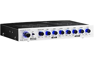 BOSS AUDIO SYSTEMS 7-Band-Vorverstärker-Equalizer mit Subwoofer-Ausgang