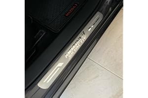 GZBFTDH Protector Umbral Coche, para Mazda 3 2015-2022 Car Accesorios, Auto Piezas Parts Acero PláStico Inoxidable DecoracióN para Estribos Protectoras