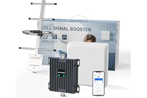 ANNTLENT Empfangsverstärker Handy für alle Netzanbieter in Deutschland, E-plus/O2/T-Mobile, Mobilfunk Signalverstärker Band 20/8, Kompatibel 4G 3G 2G GSM LTE