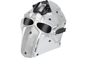 NC Máscara de Paintball Airsoft con Gafas, máscara táctica de Cara Completa para Caza al Aire Libre, Accesorios de Tiro, máscara Protectora de Juego de Guerra Militar