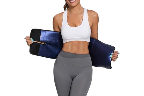 Jueachy Ceinture de Sudation Homme Femme: Ceinture Abdominale Perdre la Graisse du Ventre Fitness Ceinture Réglable - Maintien du Dos Nettoyage Facil Noir