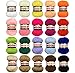 Price comparison product image Marriner Yarns Midget Double Knit Starter Bumper Pack | 20 x 25g Balls (1500m) of Assorted Double Knitting Yarn | Colours As Shown | 100% Acrylic