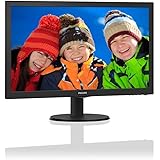 Philips Monitor 223V5LHSB2 Monitor LCD-TFT per PC Desktop 21,5" LED, Full HD, 1920 x 1080, 5 ms, HDMI, VGA, Attacco VESA, Ner