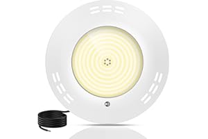 LyLmLe Foco LED Piscina Relleno de Resin, 35W Lámpara Piscina para Superficie extraplano (Equivalente 300W halógena Bombilla), 2800lm, Ángulo 140°, IP68 Impermeable, 12V AC/DC, 3000K Blanco Cálido
