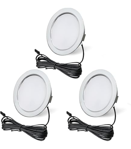 Ultra platte meubelinbouwlamp 12Volt G4 20 Watt lamp inclusief (dimbaar) boorgat: 52-58 mm - buitendiameter: 72 mm - inbouwdiepte: 25 mm lamp vervangbaar - ook geschikt voor LED