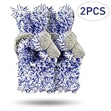 2 Fünf Finger Handschuhe Chenille Mikrofaser Waschen Reinigung Handschuhe für Au