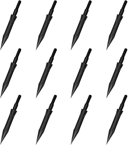 16 Flèches Arbalète Carbone - Pour Chasse Ou Cible, Diamètre Intérieur 7.6mm, Pointes Amovibles 125 Grains