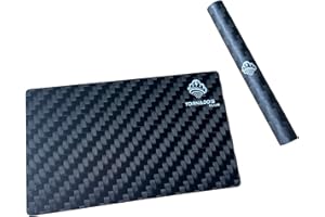 TORNADO´S Kit Black de carte doseuse flexible et tube en véritable fibre de carbone, avec la meilleure expérience utilisateur