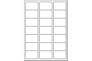 SmithPackaging A4 Self Adhesive Address Labels, 21 Labels Per Sheet, 100 Sheets, 63.5 x 38.1mm 2100 Labels