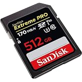 SanDisk 512GB Extreme Pro SDXC UHS-I Class 10 Hafıza Kartı, 170MB/sn'e kadar - SDSDXXY-512G-GN4IN