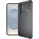 Spia Samsung Galaxy S26 ile Uyumlu Kılıf Siyah Karbon Silikon Orijinal (Samsung Galaxy S26 ile Uyumlu, Siyah)