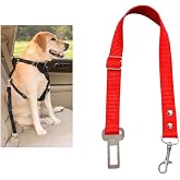 Tarix K&ouml;pek,Kedi Ara&ccedil; Emniyet Kemeri Tasması (KIRMIZI)