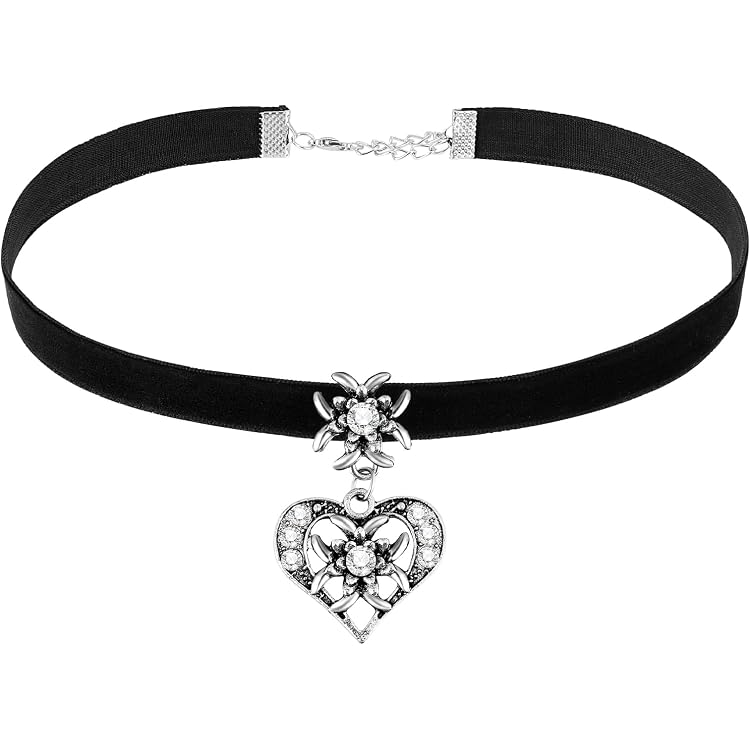 Schwarzer Samt Choker WEILIRIAN Samt Choker Halsket Produktbild-Vorschau 2