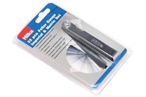Hilka Tools 12700132 32 Feeler Gauge Imperial & Metric Set