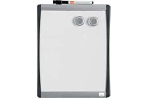 Nobo Mini Lavagna Magnetica Con Cornice Ad Arco, Montabile A Parete, Bianco e Grigio, 1903778