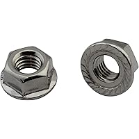 D2D | VPE: 10 Stück - Flanschmuttern mit Sperrverzahnung - Größe: M3 - DIN 6923 / ISO 1661 - Edelstahl A2 V2A…