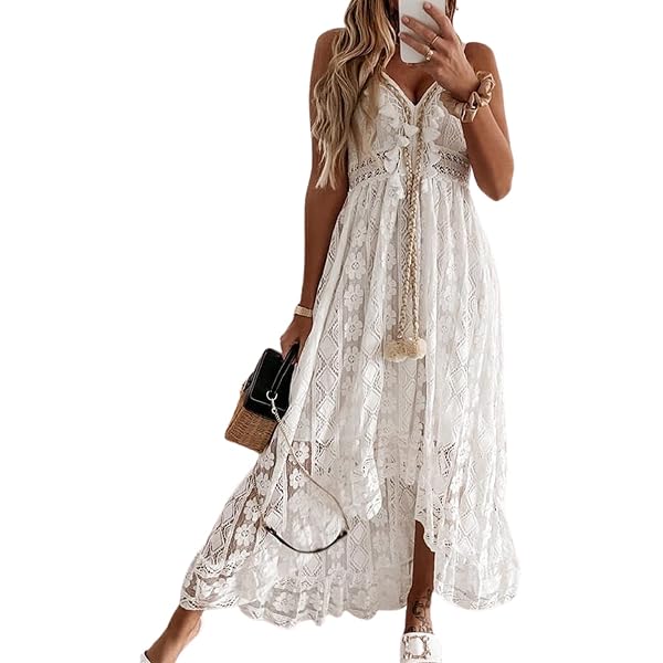 Abito estivo da donna, abito lungo, elegante stampa floreale, a maniche corte, scollo a V, abito da spiaggia, in chiffon, maniche svasate, abito da donna, estivo, linea A, maxi abito da festa Abito estivo da donna, abito lungo, elegante stampa floreale, a maniche corte, scollo a V, abito da spiaggia, in chiffon, maniche svasate, abito da donna, estivo, linea A, maxi abito da festa