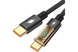 Adiwo Kabel USB C na USB C, szybkie ładowanie, 100 W, PD3.0 i QC3.0, kompatybilny z iPhone 16 Pro Max/15, Samsung S24/S23/S22, MacBook (2 m)