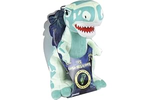 Jemini Jurassic World 040750 LUMINOSAURE T-Rex Peluche Dinosaure Lumineuse Naturelle Fonctionne sans Pile +/- 25 cm