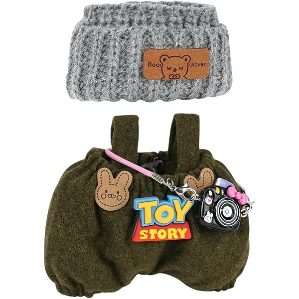 Vêtement Pour Poupée Labo 17 Cm - Ensemble Chapeau + Haut + Pantalon - Tissu Doux Et Coloré - Sans Poupée