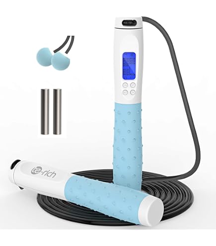 Jump Rope with Digital Counter – Green, Unisex – Adult
