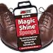 Jobsite Instant Express Leather Boot & Shoe Shine Sponge 1 Pack Brown
