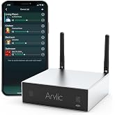 Arylic A50+ WiFi and Bluetooth Home Amplifier TPA3116 50+50W 24V DC/2.0 Stereo Channel, AirPlay DLNA, Multiroom/Multizone Syncc