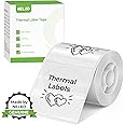 Thermal Labels for Nelko PM220 Label Maker - 2 Inch (50mm) Round, Waterproof, Multi-Purpose - 1 Roll of 150 Self-Adhesive Thermal Paper (Transparent), TP50x50x150