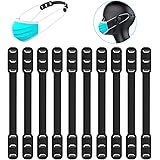 10PCS Mask Extender, Masks Hooks Anti-Tightening Ear Protector Decompression Holder Hook Ear Strap Accessories Ear Extension Mask Buckle Ear Pain Relieved (Black)