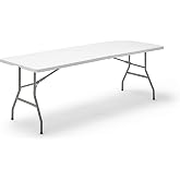 KG KITGARDEN - Multifunctional Portable Folding Table, 200 x 74 x 74 cm, White