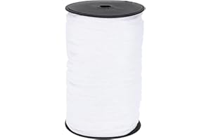 sourcing map 5mm Polypropylene Rope Braided Ropes, 100m Nylon Rope Hollow Utility Cord for Clothesline, Camping, Hiking, Outdoor, White