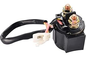 ‎GOOFIT GOOFIT Solenoid Starter Relay Ersatz für Chinesisch Gy6 50cc 60cc 80cc 125cc 150cc ATV Dirtbike Go-Kart Pocketbike Scooter Engine