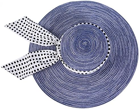 Womens visor/straw hat,large along,sun hat/sun protection,collapsible,beach hats-A One Size