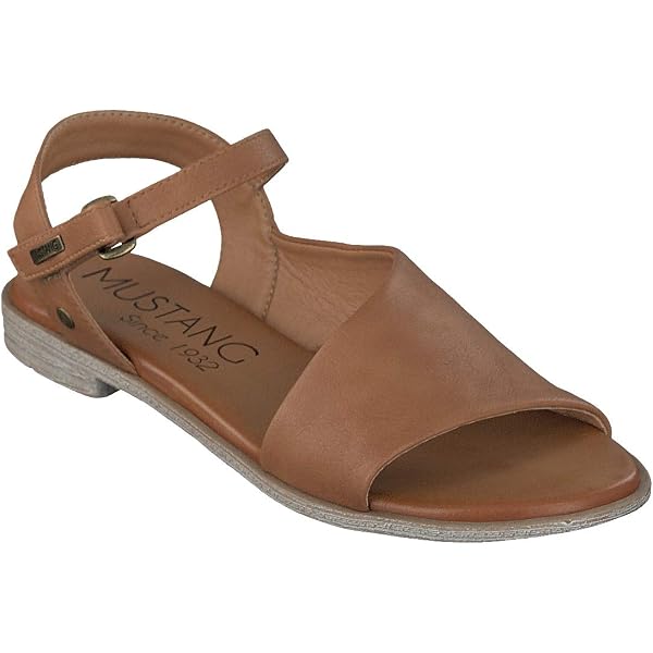 MUSTANG Sandali Donna 1388-808 - Blu, Taglia 38, Con Cinturino Regolabile