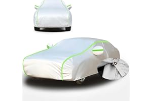 GENÉRICO Funda para Coche Exterior para Skoda Karoq 2017-2025, Lona Coche Exteriores Respirable del Coche Anti-UV, a Prueba de Lluvia y Polvo, antiarañazos a