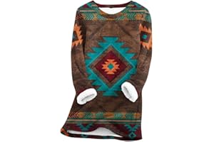 HAOLEI Fleece Lined Jumper Ladies UK Sale Clearance,Winter Warm Christmas Sweatshirt Ladies Vintage Argyle Print Plush Sweater Pullover Sweater Casual Thick Velvet Plaid Fleece Tops Plus Size 8-22