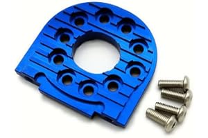 EPTNNASO Support de moteur réglable en aluminium 16T-25T Bleu pour Tamiya TT02 D9