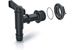 PROSPERPLAST Prosper Plast ITAP1-S411 7 x 7.8 x 8.8 cm Shower Faucet Cantap - Black (12-Piece)