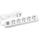 Viko Multi-Let 5li Anahtar-Topraklı Kablolu &Ccedil;.K 1m Priz