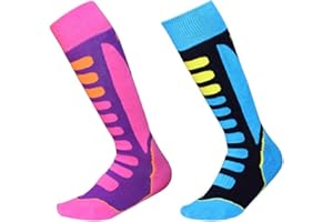 Barrageon Unisex Skisocken für Damen Herren Jungen Mädchen Snowboardsocken Outdoor Sportsocken (SRD01)