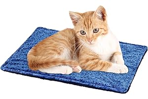 MARUNDA Self Heating Pet Pad Self Heated Cat Dog Bed Blanket Ultra Soft Self Warming Cat Heat Pad Thermal Pet Mat Blanket .…