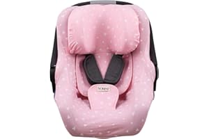 JYOKO KIDS Funda de Algodón para Silla Portabebé Compatible con Concord Neo y Jane Koos (Pink Sparkles)