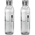 Nayasa Fridge Water Bottle Black Set of 2 Pcs - Dorino 1.0L
