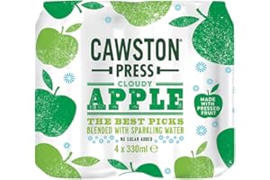 Cawston Press Cloudy Apple, 4 x 330ml Cans
