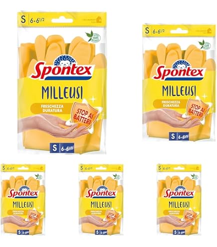 Spontex Guanti Invernali Da Lavoro Taglia 7 - Fodera Calda E Rivestimento Lattice Per Presa Sicura