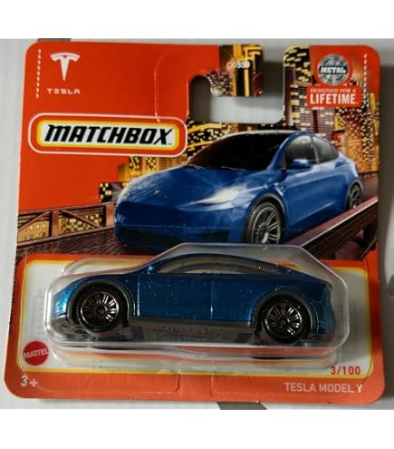 Coffret Matchbox Tesla 20th Anniversary 5-Pack 2024 - 5 Modèles Tesla à L'échelle 1:64, Neuf