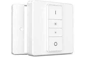 IYOKI® Classic Switch Cover for Philips Hue Dimmer V1, Compatible with Hue Switch Cover, Remote Light Switch Plate Adapter, 1-Gang (2-Pack)