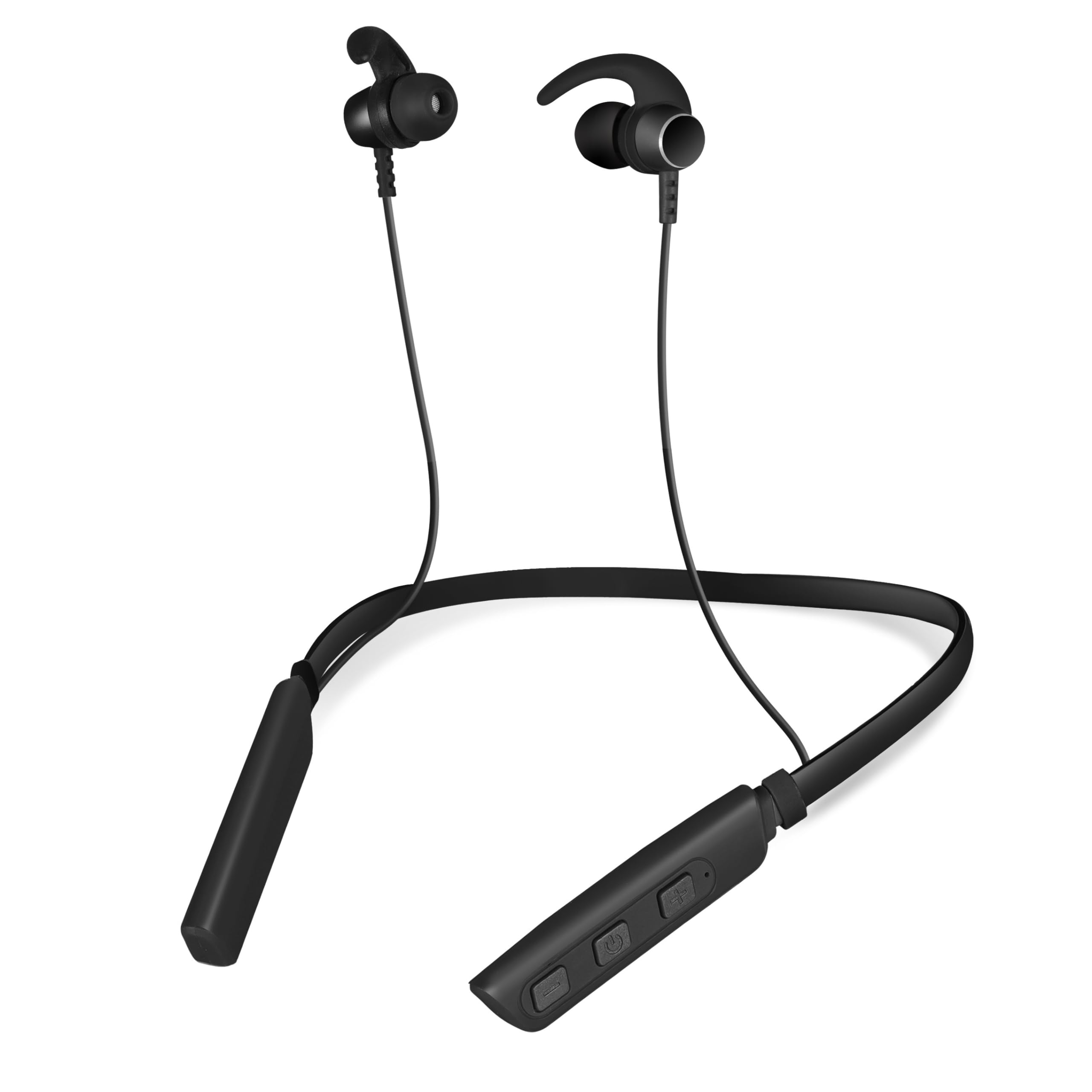 bAot N.B Pro with Upto 24 Hour Play Back Fast Charging Bluetooth Headset Neckband | Black |