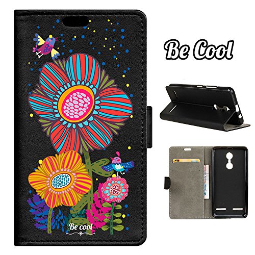 BeCool® - Schutzhülle Ebook im Bookstyle für Lenovo K6, schützt Ihr Ebook da es sich perfekt anpasst, mit Standfunktion, Fächer für Karten und Geldscheine und, natürlich, unser exklusives Design. Spring Time